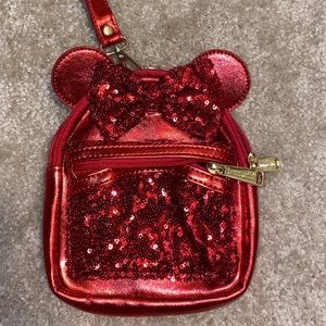 Red Disney Loungefly Wristlet